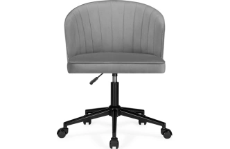 Офисный стул Дэни, на колесиках, темно-серый / черный