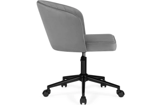 Офисный стул Дэни, на колесиках, темно-серый / черный
