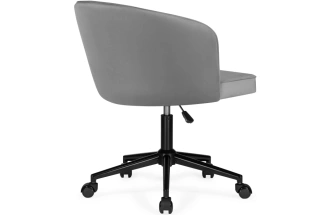 Офисный стул Дэни, на колесиках, темно-серый / черный
