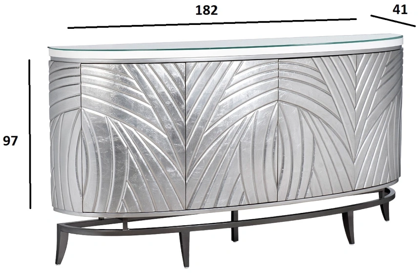 Комод ART-2932, с полками