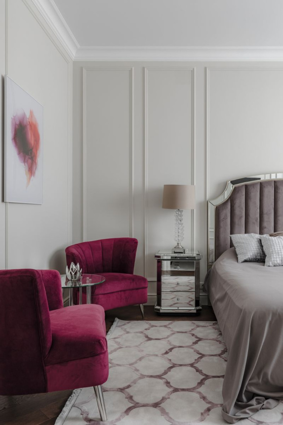 Тумба прикроватная KFC882, с ящиками