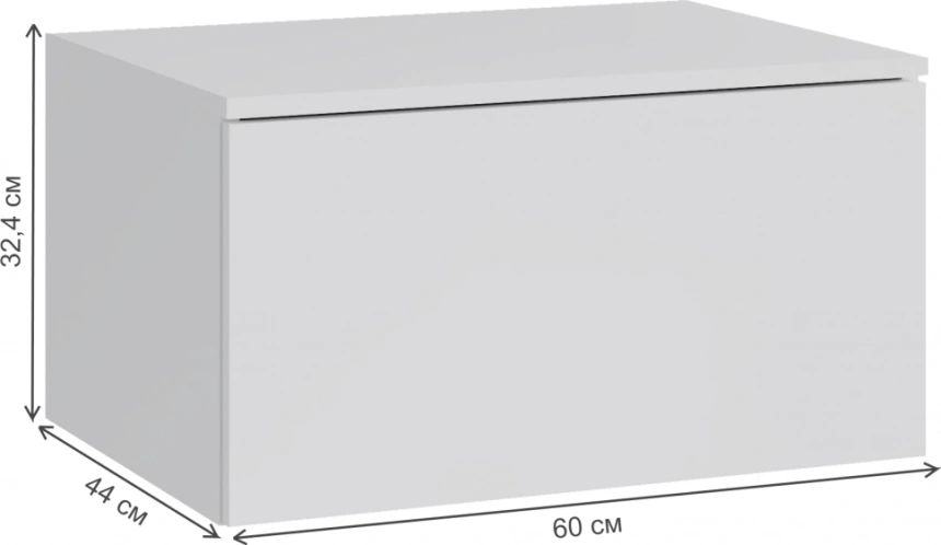 Модульная прихожая Роут, комплектация 9, белый / графит