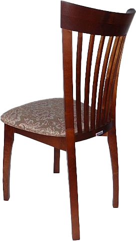 Стул Тулон, деревянный с мягким сиденьем, андрис вензель 37-2 жаккард, каркас коньяк