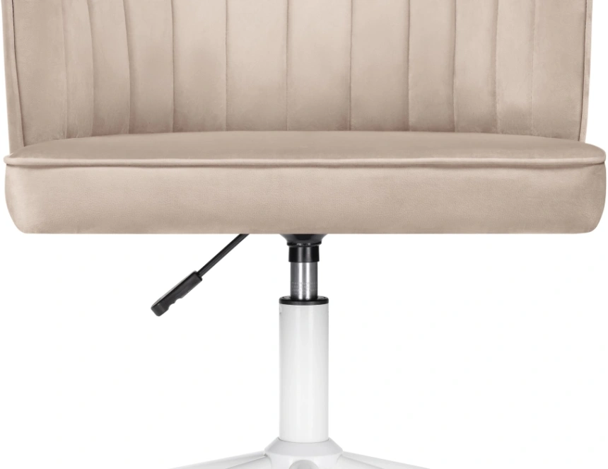 Офисный стул Дэни, на колесиках, бежевый / белый