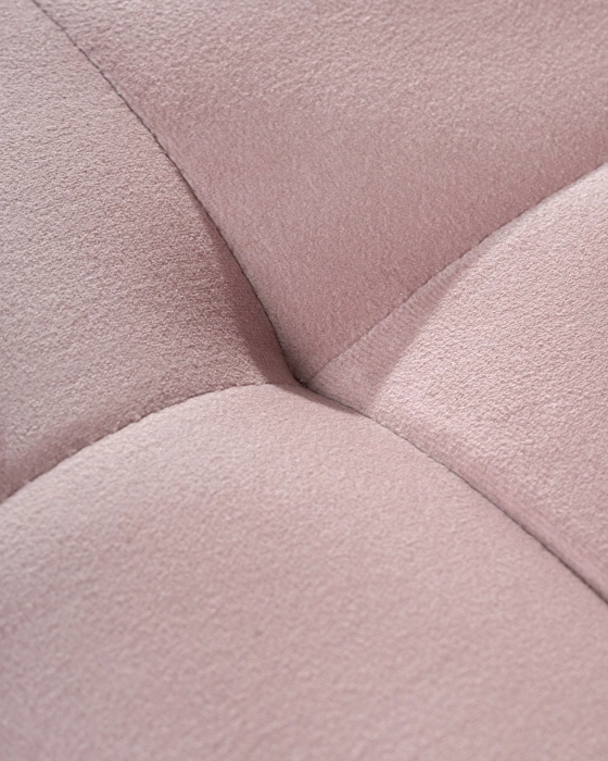 Стул Чилли, на металлокаркасе, розовый / черный каркас