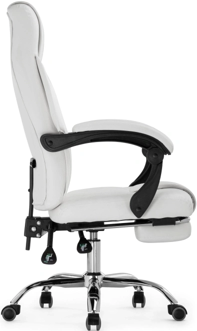 Офисное кресло Born, с подставкой для ног, белый