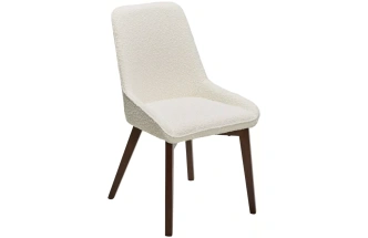 Стул Cristian, мягкий, White A2635-1A, букле, орех