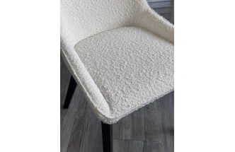 Стул Cristian, мягкий, White A2635-1A, букле, орех