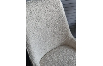 Стул Cristian, мягкий, White A2635-1A, букле, орех