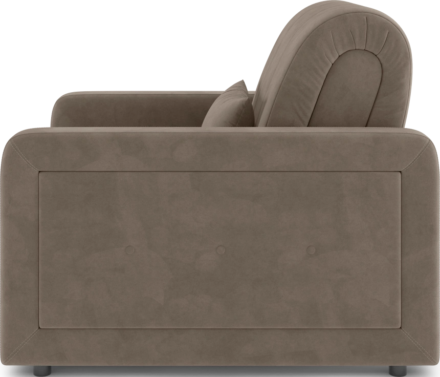 Кресло-кровать Борго 80, модель 107, Ultra Beige (бежевый) / венге