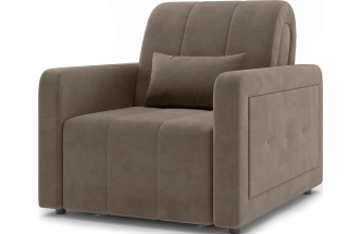 Кресло-кровать Борго 80, модель 107, Ultra Beige (бежевый) / венге