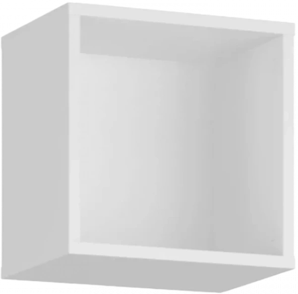 Полка навесная Модерн, Бело-серый