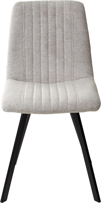 Стул Elvis, мягкий, WZ2042-02 светло-бежевый фактурный велюр, черный каркас