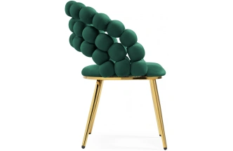 Стул Ball, дизайнерский, green / gold