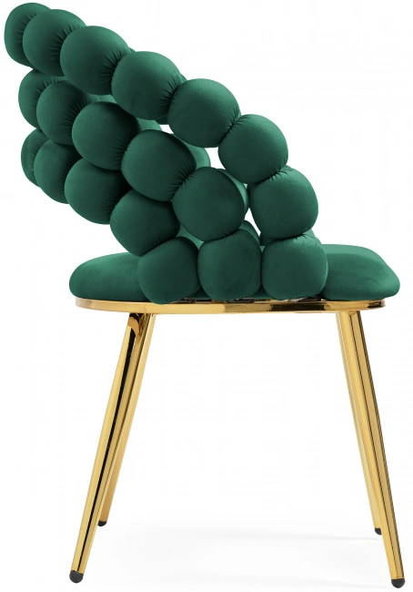 Стул Ball, дизайнерский, green / gold