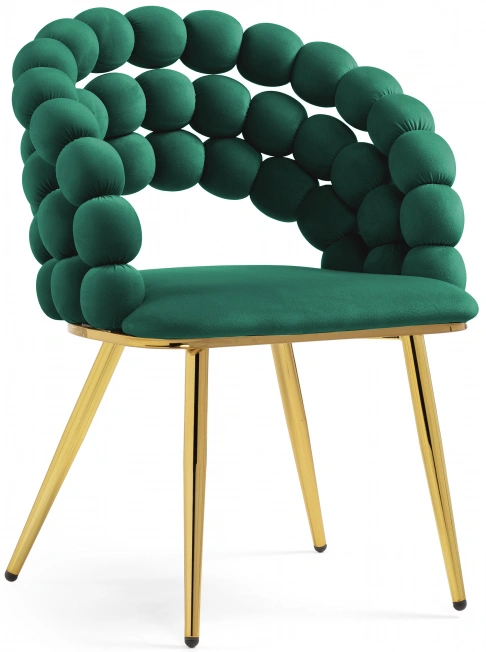 Стул Ball, дизайнерский, green / gold