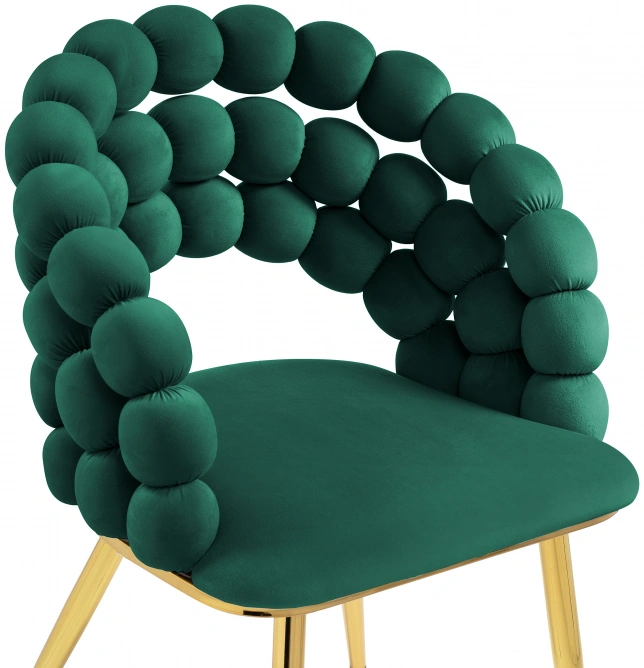 Стул Ball, дизайнерский, green / gold