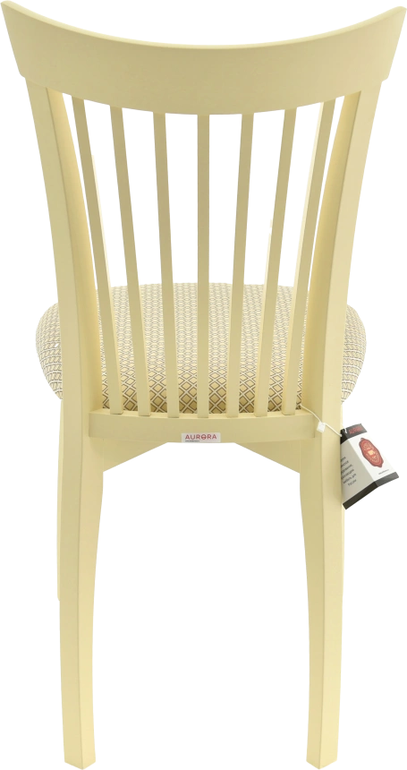 Стул Тулон, деревянный с мягким сиденьем, атина 160-1 жаккард,   каркас слоновая кость