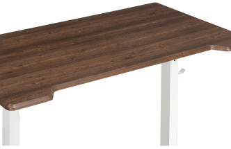 Стол компьютерный Маркос, 120, с механизмом подъема, орех кантри / белый