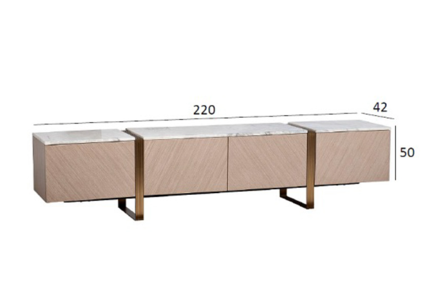 Тумба под ТВ 58DB-23185, с ящиками