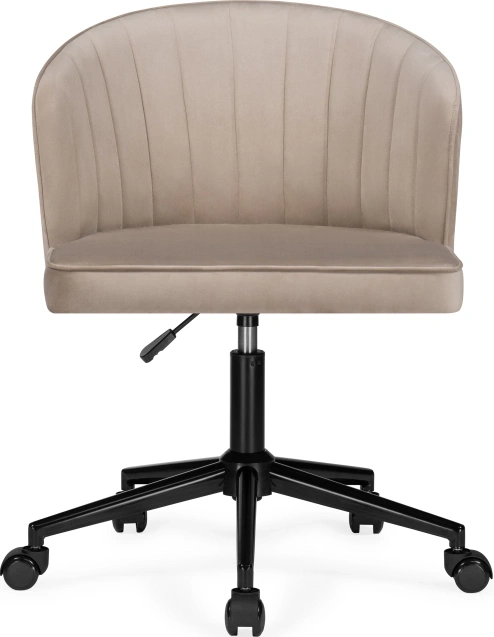 Офисный стул Дэни, на колесиках, бежевый / черный