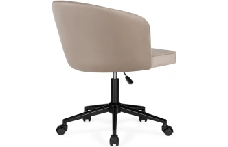 Офисный стул Дэни, на колесиках, бежевый / черный