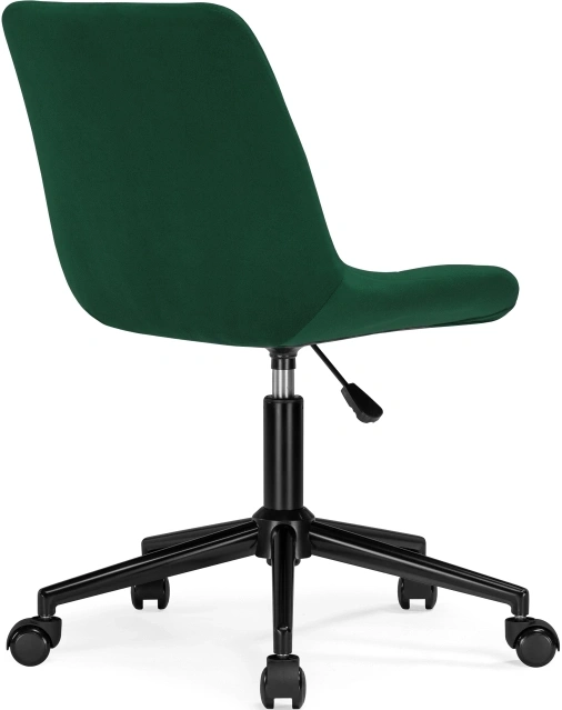Офисный стул Честер, на колесиках, зеленый / черный