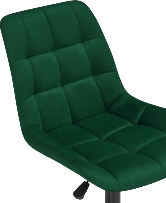 Офисный стул Честер, на колесиках, зеленый / черный