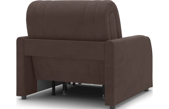 Кресло-кровать Турин 80, модель 053, Velutto 23 (коричневый)