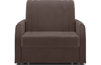 Кресло-кровать Турин 80, модель 053, Velutto 23 (коричневый)