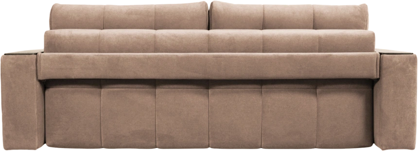 Диван прямой Сиэтл, ткань Lamb caramel, декор Структурный Кофе