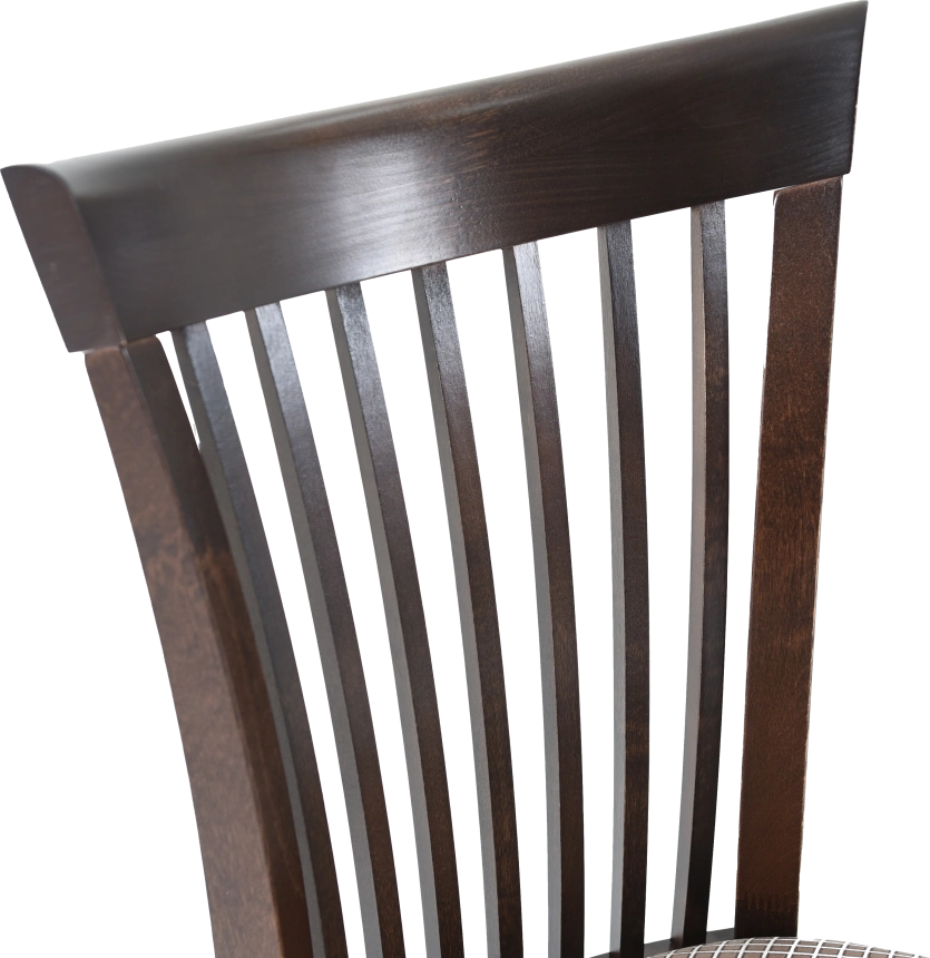 Стул Тулон, деревянный с мягким сиденьем, атина 37-1 жаккард, каркас орех темный