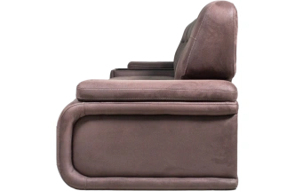 Диван модульный Арт-18, ткань Софа 18, нить контрастная, декор Венге Аруба, бар слева 