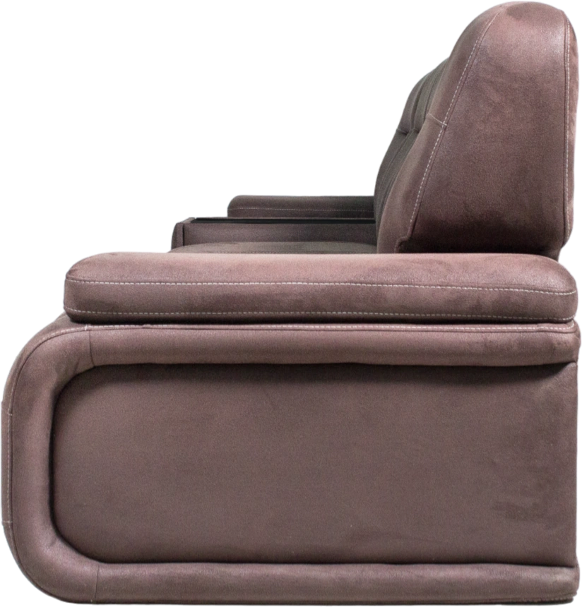 Диван модульный Арт-18, ткань Софа 18, нить контрастная, декор Венге Аруба, бар слева 