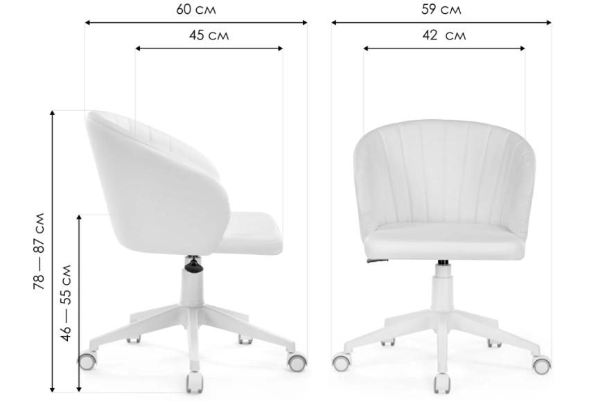 Компьютерное кресло Пард, графитовый