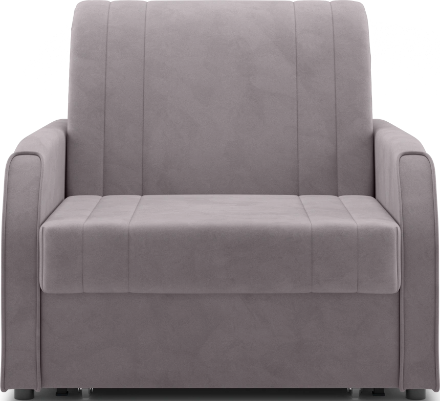 Кресло-кровать Турин 80, модель 053, Velutto 08 (серый)