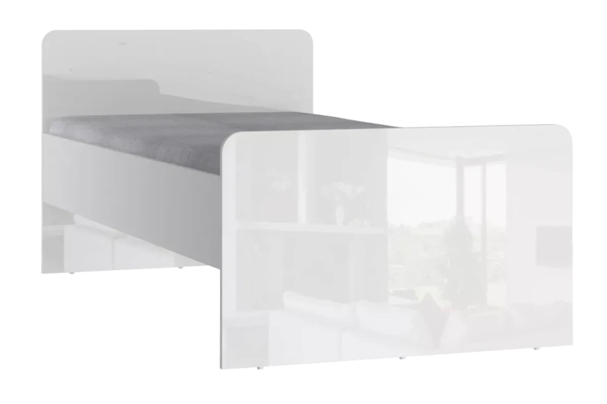 Кровать Модерн, Бело-серый