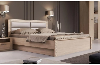 Кровать Элана 180, двуспальная, дуб сонома