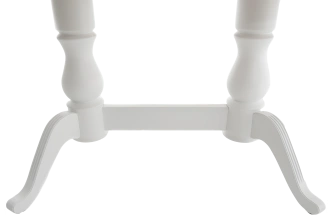 Кухонный стол Фабрицио-2м, 120, белая эмаль, каркас белый