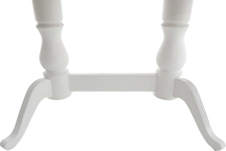 Кухонный стол Фабрицио-2м, 120, белая эмаль, каркас белый