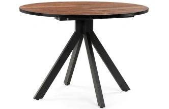 Кухонный стол Бетина 100(130), дерево / черный