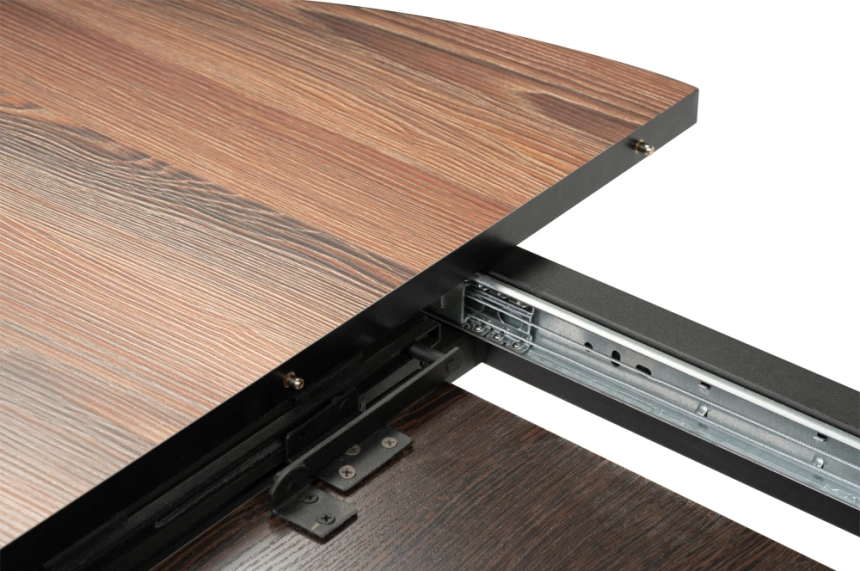 Кухонный стол Бетина 100(130), дерево / черный