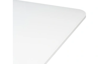 Кухонный обеденный раздвижной стол Санса, 140(180)х80х76, стекло, грей / белая шагрень / грей