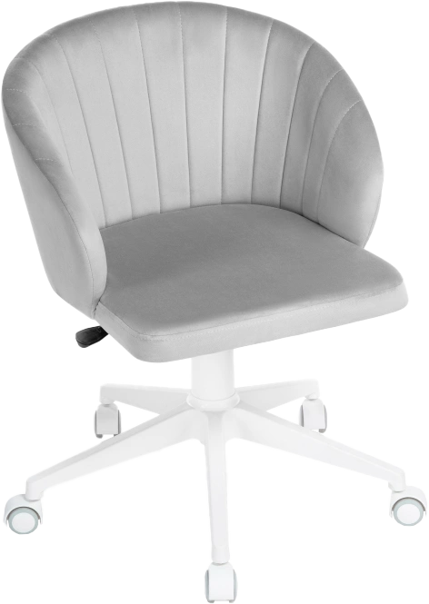 Компьютерное кресло Пард, confetti silver серый / белый