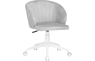 Компьютерное кресло Пард, confetti silver серый / белый