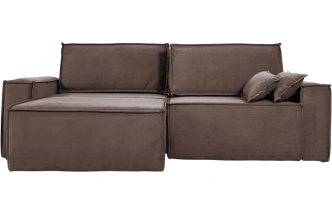 Диван прямой Лортон 2, Tenerife coffee