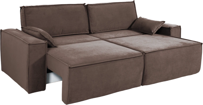 Диван прямой Лортон 2, Tenerife coffee 