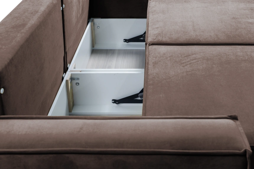 Диван прямой Лортон 2, Tenerife coffee 