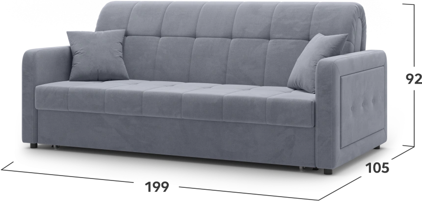 Диван прямой Инсбрук 180, модель 063, Balance 900 (светло-серый)