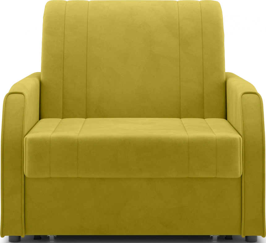Кресло-кровать Турин 80, модель 053, Velutto 28 (горчичный)
